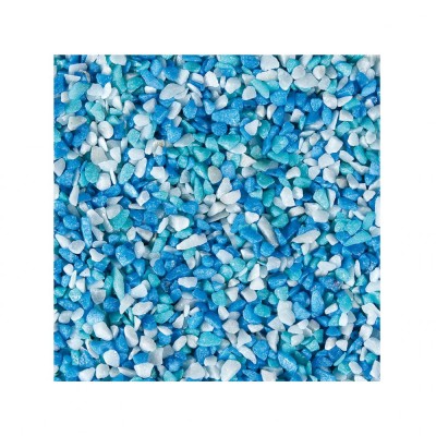 NISIP PENTRU ACVARIU FLAMINGO ALBASTRU-GRI -BLEU 1KG foto