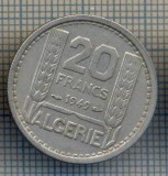 AX 450 MONEDA -ALGERIA COLONIE FRANCEZA-20 FRANCS-ANUL 1949 -STAREA CARE SE VEDE, Europa