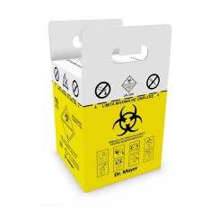 Cutie + Sac Galben - Pericol Biologic - 20L