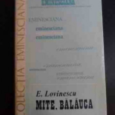 Mite Balauca 20 - Eugen Lovinescu ,547840