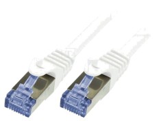 Cablu patch cord S/FTP CAT6a alb 20m