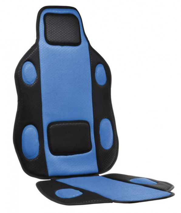 Husa scaun auto Automax albastra pentru scaunele din fata , 1 buc. AutoDrive ProParts