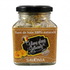 Sare de baie cu ylang ylang si galbenele savonia 350g