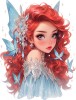Sticker decorativ, Printesa, 78 cm, 1373STK