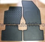 Covorase Auto Rigum Cauciuc Dedicate Volvo XC90 2003-Prezent, Fara Miros, Margine Inalta 1cm, Negru