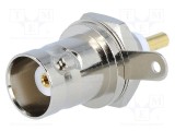 Conector BNC soclu mamă lipire pentru montare pe panou NINIGI