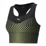 Mid Impact Graphic Long Line Bra, Puma