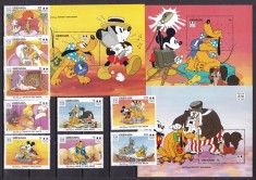Grenada 1994 Disney anul cainelui MI 2822-2830 + 3 bl. 377,378,379 MNH