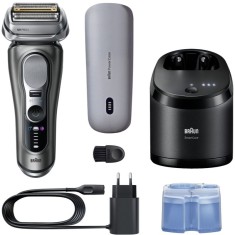 Braun Series 9 PRO+ 9675cc Aparat de bărbierit electric cu stație pentru curățare și &icirc;ncărcare Black 1 buc