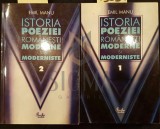 ISTORIA POEZIEI ROMANESTI MODERNE SI MODERNISTE 2 volume