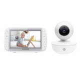 Resigilat : Video Baby Monitor Motorola MBP36XL cu ecran de 5 inch, cu acumulator