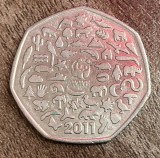 C50 - Moneda foarte veche - Anglia - fifty pence - 2011 - omagiala