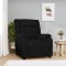vidaXL Fotoliu rabatabil, negru, material textil 348110