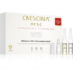 Crescina Transdermic 500 Re-Growth and Anti-Hair Loss tratament pentru stimularea creșterii părului și anti-cădere pentru barbati 20x3,5 ml