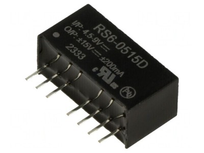 Convertor DC/DC 6W 4.5-9V la 15V/-15V SIP8 foto