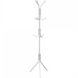 Cuier din metal, 42 x 42 x 172 cm, Alb