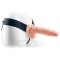 Dildo strap-on scobite - Toyz4Lovers Real Rapture Strap On Scobit 20cm cu Testicule Culoare Naturala
