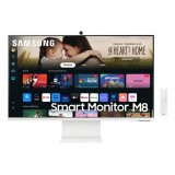 Monitor Samsung, TV Experience, LS32DM801UUXDU, Smart, 32, 4ms, 4K UHD, Alb, AI
