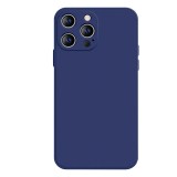 Husa protectie compatibila cu apple iphone 13 pro, ultra silm, silicon htpmag, camera superprotect, interior din microfibra, albastru 32.422