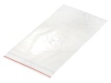Pungă cu fermoar polietilenă 250x150mm