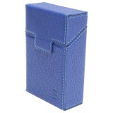 Husa albastra din piele pentru pachet de tigari P22 Breckner Germany