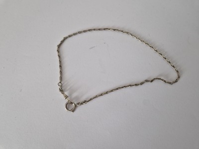 Lant din Argint pentru Ceas de Buzunar Vintage. foto