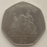 Gibraltar - 50 Pence 2009 - Capturarea din 1704