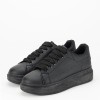 Sneakers negrii cu talpa groasa M-8826 M2, 38, Negru