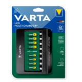 Incarcator Varta LCD Multi Charger+ 57681, pentru 8 acumulatori AA / AAA