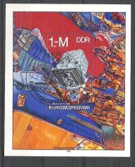 Germany DDR 1978 Space, perf. sheet, used H.006