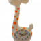 Ceas de masa in forma de Girafa, Crem, 23 cm, 1484GG-3