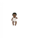 Papusa baiat african Miniland 38 cm
