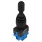 Joystick 22mm 2 NO Negru fără IP67