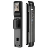 Incuietoare Inteligenta ambrasmart cu Recunoastere Faciala 3D, Aplicatie Tuya, Interfon cu Interfata Vizuala si Conectivitate WiFi, Negru, Deblocare M