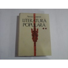 LITERATURA POPULARA; (VOL II) - ARTUR GOROVEI