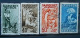 1926 SERIE SAAR COTA 128$,STAMPILATE