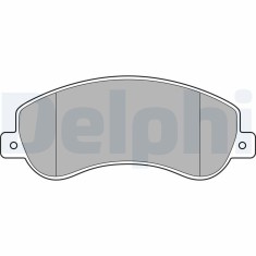 DELPHI LP1954 set placute frana,frana disc