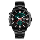 SKMEI Ceas barbatesc SKMEI, Analog Si Digital, Cronometru, Alarma, Data, Luna, Ziua Saptamanii, Afisaj Iluminat