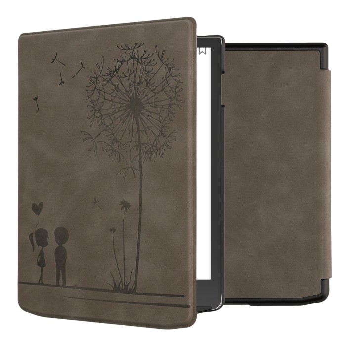Husa Kwmobile pentru PocketBook InkPad 4, Maro, Piele ecologica, 61644.02