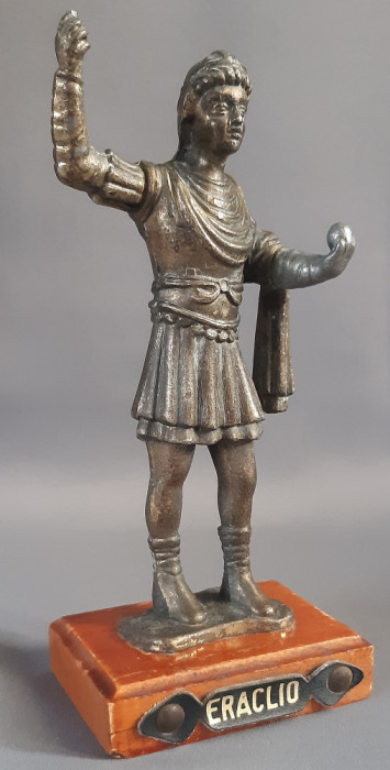 Veche statueta bronz - reproducere Colosul din Barlleta * Imparatul Heraclius I