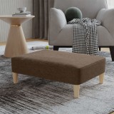 Cumpara ieftin Taburet, maro, 78x56x32 cm, material textil