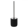 Perie WC Ceramică, Model Negru Argintiu, 38cm, Oem