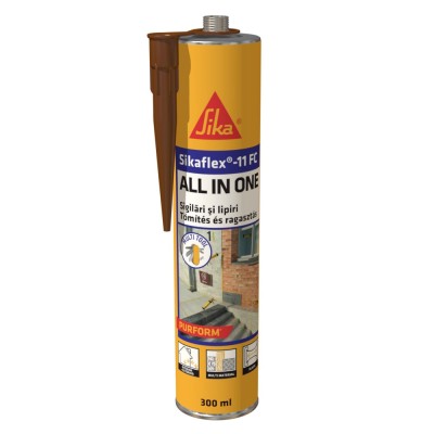 Adeziv sigilant Sika Sikaflex - 11 FC Purform, maro, 300 ml foto