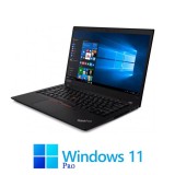 Laptop Lenovo T490s, Quad Core i5-8365U, 16GB DDR4, SSD, FHD IPS, Win 11 Pro