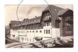 CP Borsec - Pavilionul central. Baile calde, RPR, circulata 1960, patata, Printata