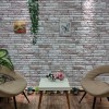 Panouri de perete 3D, model cărămidă, gri &icirc;nchis, 10 buc., EPS