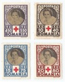 Romania, LP 165/1945, Crucea Rosie, eroare, MNH
