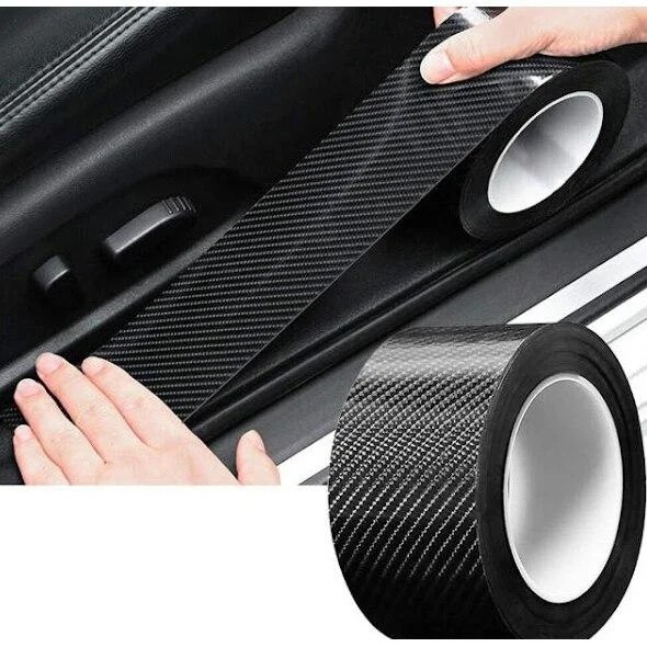 Banda Adeziva Protectie si Tuning Auto Interior sau Exterior Carbon 3D
