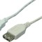 CABLU USB LOGILINK prelungitor, USB 2.0 (T) la USB 2.0 (M), 2m, gri, &quot;CU0010&quot; (timbru verde 0.18 lei)