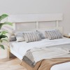 Gossi tablie de pat, alb, 164x3x81 cm, lemn masiv de pin